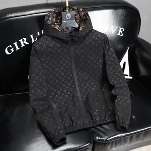 Thin Coat, Light Luxury Men's Spring Casual Personality, Comfortable Jacket, Hooded Loose Large Top, Top -H
