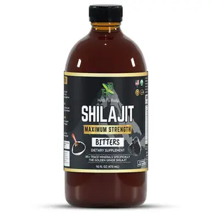 Herb To Body Shilajit Bitter | Wildcrafted 16oz Herbal Tonic