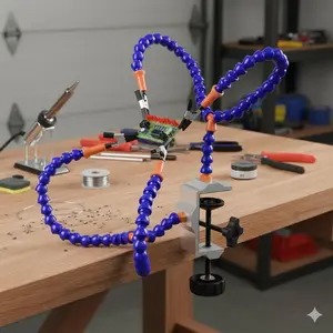 Portable Precision Welding workbench Station Vise fixture kit for electronics Pcb repair with adjustable Holder tools & clamp accessories multifunctional Circuit Board Plastic Bench setup