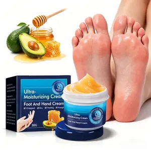 TrueRelief  Natural Shea Butter & Beeswax Hand & Foot Cream – Hydrating Moisturizer for Dry, Rough Skin, Soft & Smooth Feel