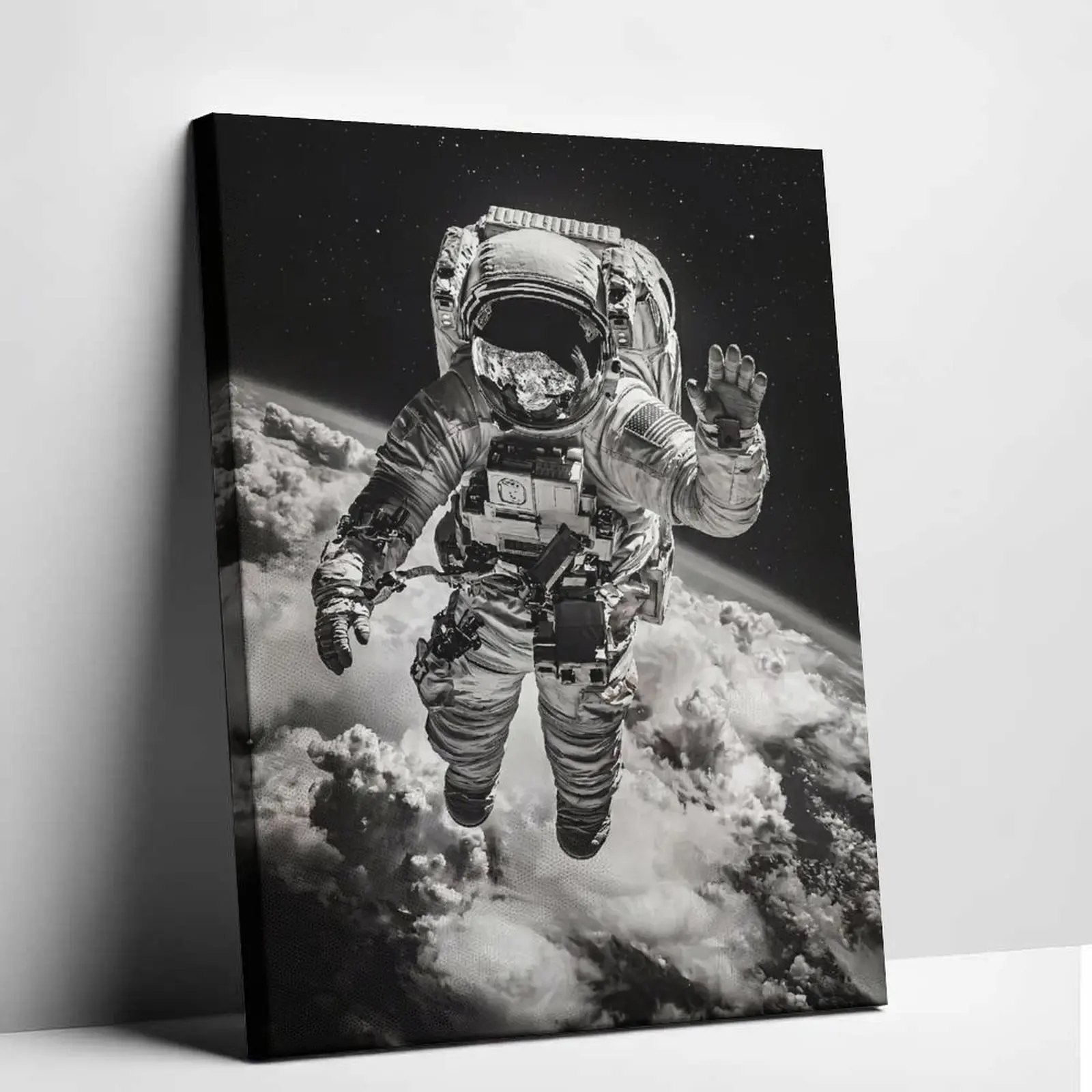 Astronaut mission poster.Astronaut posters, black and white astronaut prints, astronaut prints, gifts for space enthusiasts, space posters