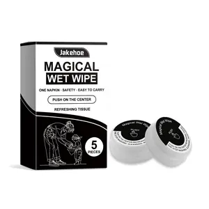 Jakehoe Press Cleaning Wipes Household Multi-Purpose Cleaning Daily Easy to Carry Decontamination Cleaning Wet Wipes