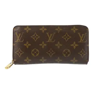 Pre-owned Louis Vuitton Canvas Small Leather Goods Zippy Wallet Monogram Long Wallet