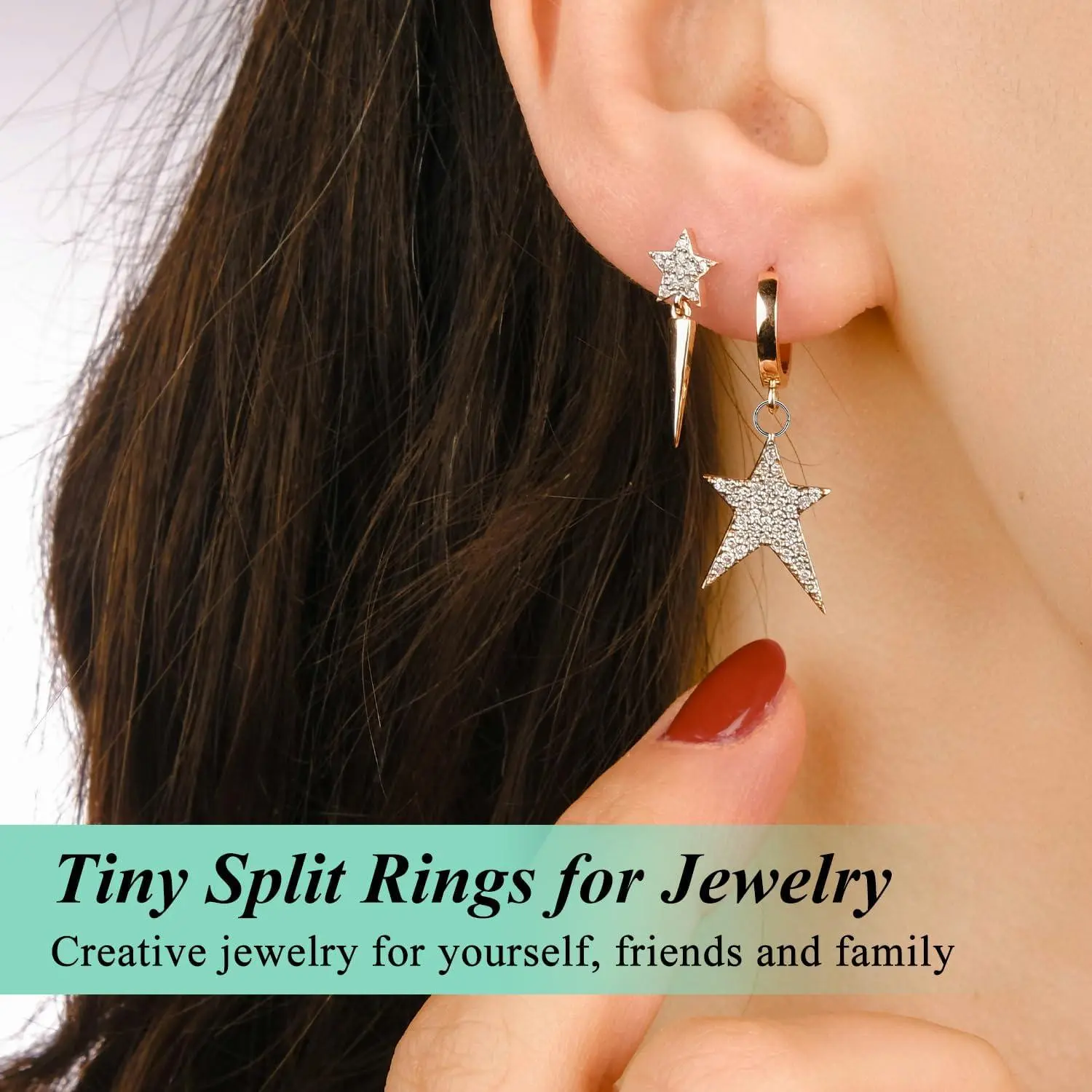 6mm 300 PCS Silver Tiny Split Ring for Jewelry Making, Double Loops Split Jump Rings Necklaces Bracelets Earrings Metal Mini Key Rings DIY Craft Hardware 6mm 300 PCS Silver Tiny Split Ring for Jewelry Making, Double Loops Split Jump Rings Necklaces Bracelets Earrings Metal Mini Key Rings DIY Craft Hardware