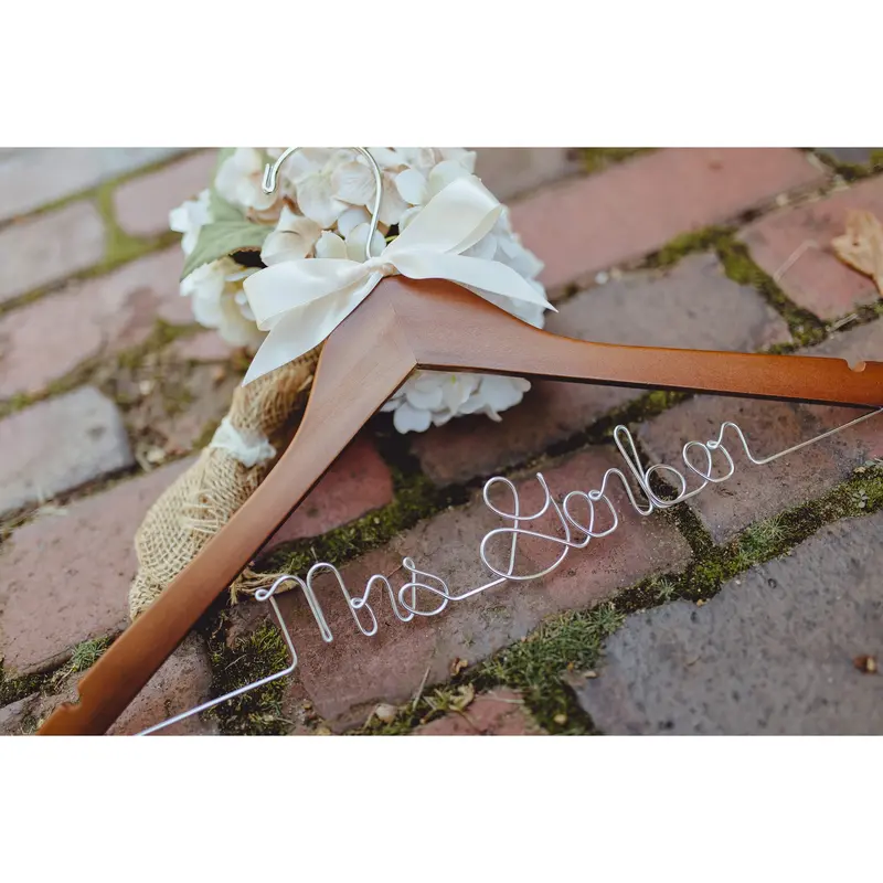 custom bride dress hanger - TikTok Shop