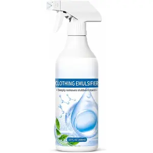 Clothing Emulsifier Stain Remover , 10 Fl Oz Non-Ionic Laundry Pre-Wash  for Oil, ,  &  Stains, Gentle Fabric Spot Cleaner for Clothes, Low  Easy Rinse 1 Pack