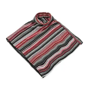 Striped Knit Poncho Christmas Gifts