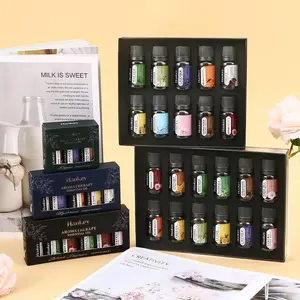 Water Soluble Aromatherapy Essential Oil Set for Men and Women, Fragrance Diffuser Humidifier Gift Box, Perfect Birthday Present