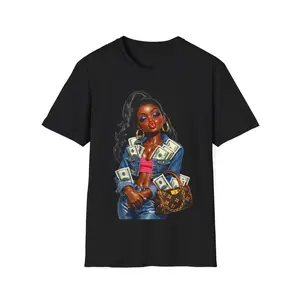 Call Me Big Money Black Woman Boss Graphic T-Shirt | Graphic Streetwear Tee