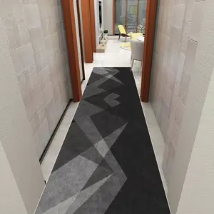 Geometric Long Rug, Durable Non-Slip Hallway Carpet, Kitchen Mat, Indoor Area Rug, Home Decor, Floor Covering, Home Decor Rugs