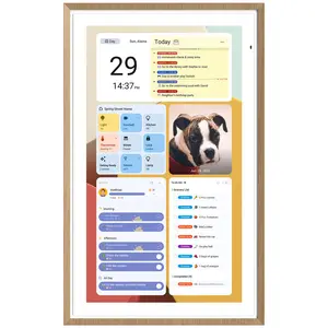 ApoloSign Dual-Mode Digital Family Wall Calendar, 15.6" 21.5" Planner Calendar for Kids Chore Chart, Voice Control & Gemini AI, Tasks, Routines, Meals Plan, Schedules Organizer, No Subscription Fee, Supports Customize Widget Dashboard