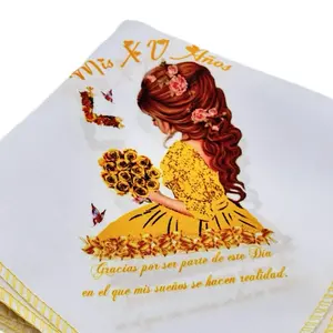 12pcs napkins, Quinceanera Favor, Recuerdos Para Quinceanera Cutlery Tableware