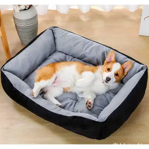 Dog and Cat Bed High Resilience Calming Pet Bed with Washable Cushion
