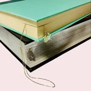 Book Jewelry - Summer Beach Bookmark Chain with Book Charms