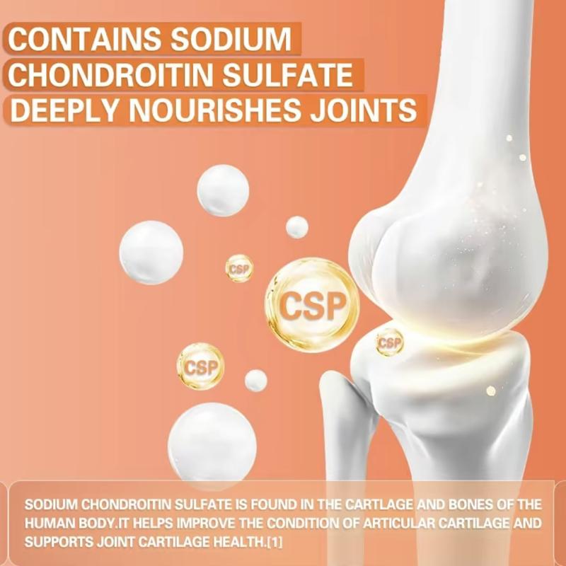 Joint Relief Massage Cream 100G for Knee Lumbar Neck Handle Foot Repair with Glucosamine Chondroitin Sulfate MSM Ginger Root Extract & Eucalyptus Oil