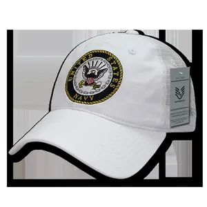 Rapid Dominance S79-NVY-WHT Relaxed Trucker Caps, Navy & White