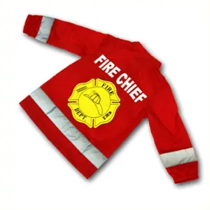 Fire Chief Hair Cape | Fun & Comfortable Design with Adjustable Collar for Hands-Free Wear | 100% Polyester, Machine Washable