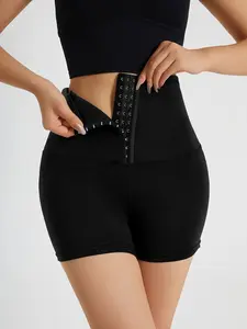 Women's Sporty Shaping Shorts Abdominal Control, Tight-Fitting Sports Pants, Classic Daily Wear, Suitable for Fitness, Running, Yoga, Casual, High Waist Short, Training Cycling Shorts, Athletic Wear Shorts