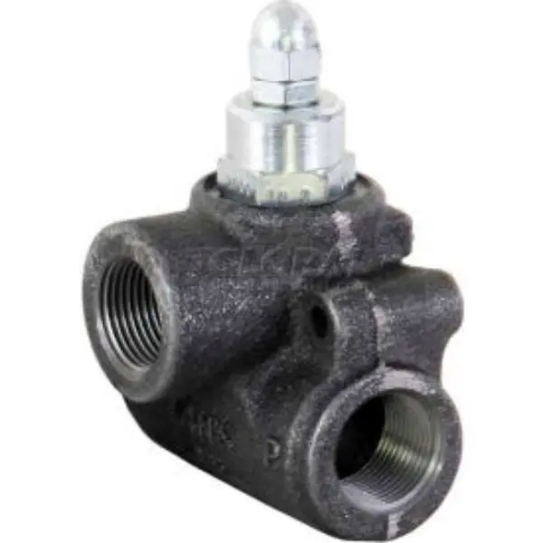 Buyers Products B922708 HRV10018 Superior Material All-Season In-Line Pressure Relief Valve - 1" NPT Threads, 30 GPM Flow, 1501-3000 PSI Range, 2.43 lbs, 1.75" H x 2.75" W x 5.5" L
