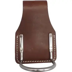 HAMMER HOLSTER - Stitched Leather & Riveted Stainless Steel Holder USA