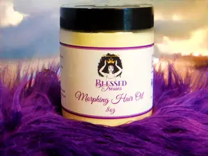 Morphing Hair Oil 8oz (Length) - Organic Blend of Argan, Aloe, Olive, Peppermint, Rosemary & Tea Tree for Moisture & Comfort Argan Haircare hair growth hair growth