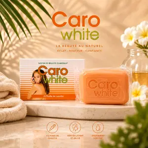 Caro White Skin Cleansing Soap, 180g per Bar, 72-Piece Bulk Pack