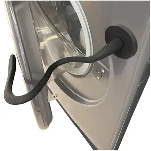 Front Load Washer Door Prop, Magnetic Washing Machine Door Holder, Keep Washer Door Open, Flexible Prop Fits Most Washing Machines,Black