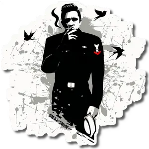 Sailor in Black Sticker