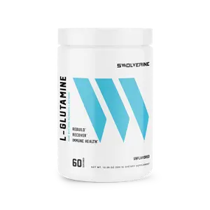 L-Glutamine | Optimizes Recovery, Improves Gut Health, Increases Strength - Unflavored - 5g serving (60 servings)