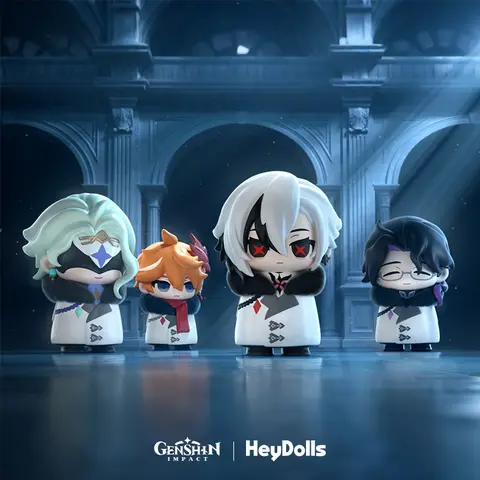 Suplay HeyDolls Genshin Impact Fatui Harbingers Series Mini Blind Box