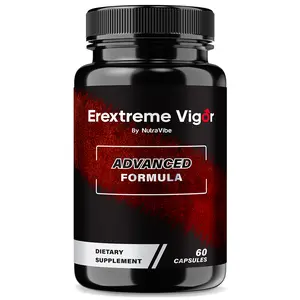 Erextreme Vigor Capsules - Advanced Formula 1000mg Capsules with Natural Ingredients for Health & Wellness 60 Count
