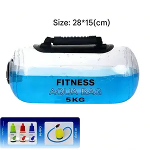 5-35kg Adjustable Water Weight Bag, Portable Training Aqua Bag, Home Gym Fitness Equipment with Inflation Pump