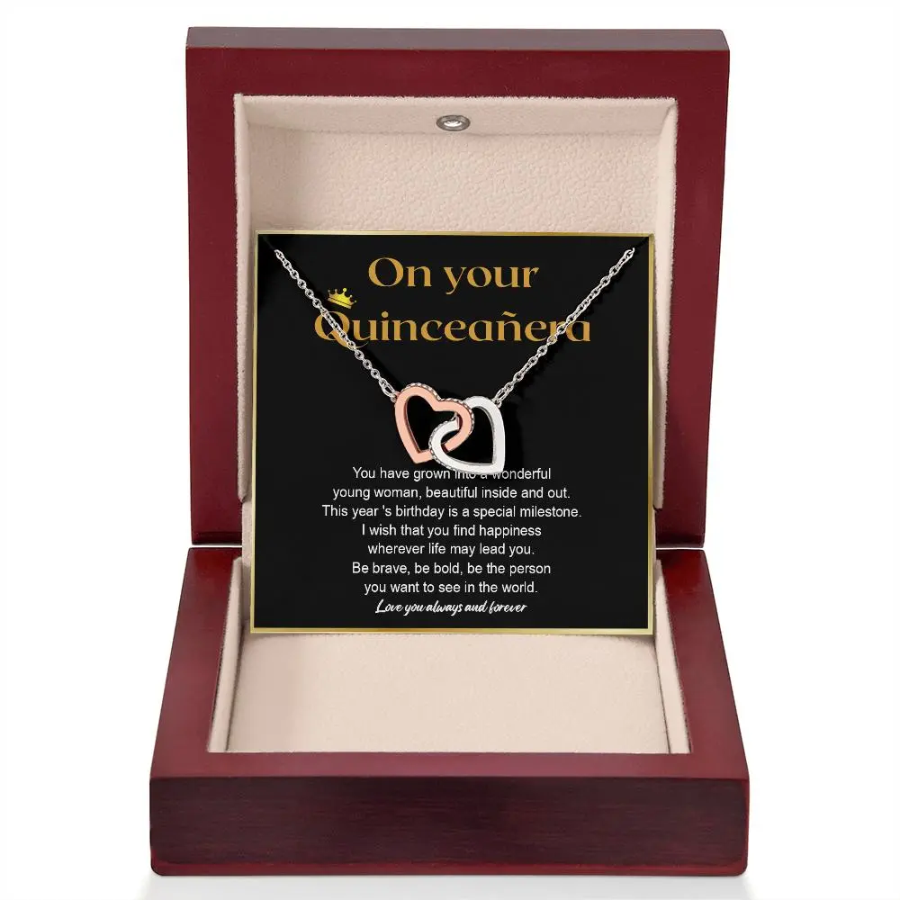 Quinceanera Gifts - Gifts for 15 Year Old Girls Quinceañera Gift Necklace Regalos Para Quinceañera, Quince Años Happy 15th Birthday Gifts 15 Year Old Gifts For a Girls Sweet 15 Gifts Ideas