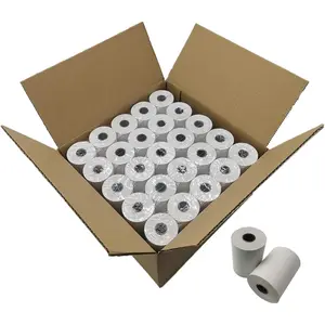 50 Rolls BPA Free Thermal Receipt Paper Rolls, 2 1/4 (2.25 Inch) Width, 50 ft Length Per Thermal Receipt Roll