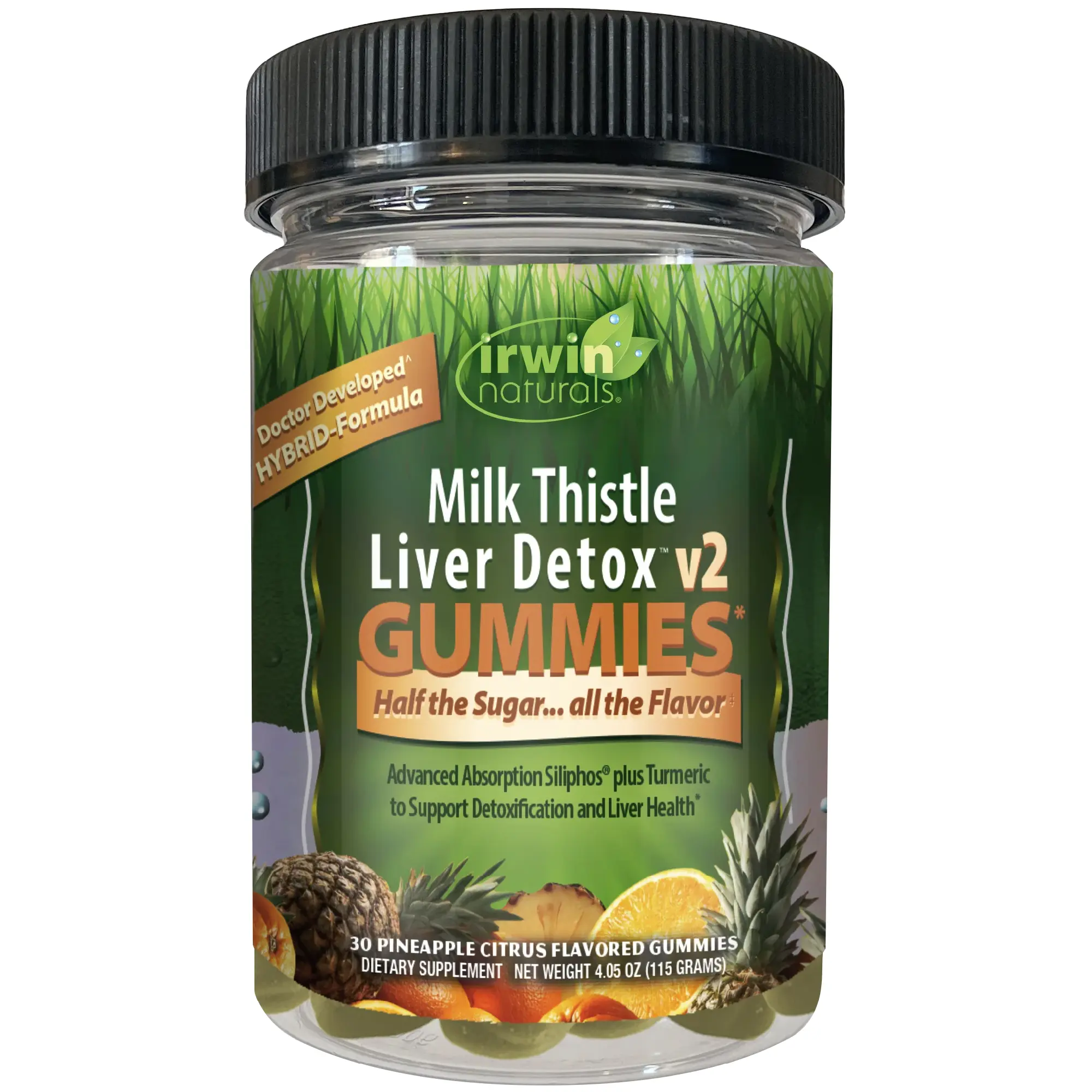 Milk Thistle Liver Detox Gummies | Daily Liver Wellness with Standardized Milk Thistle & Herbal Blend | Great-Tasting Vegan Gummies | 60 Gummies