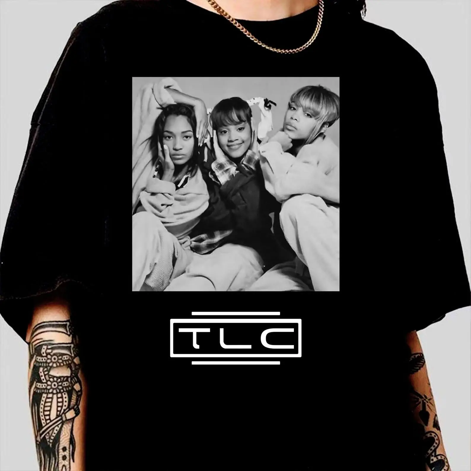 TLC Band Vintage T-shirts Unisex Graphic Shirt