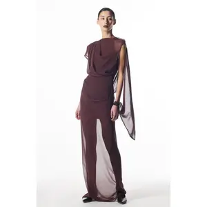 Hesperia | Draped Silk Dress