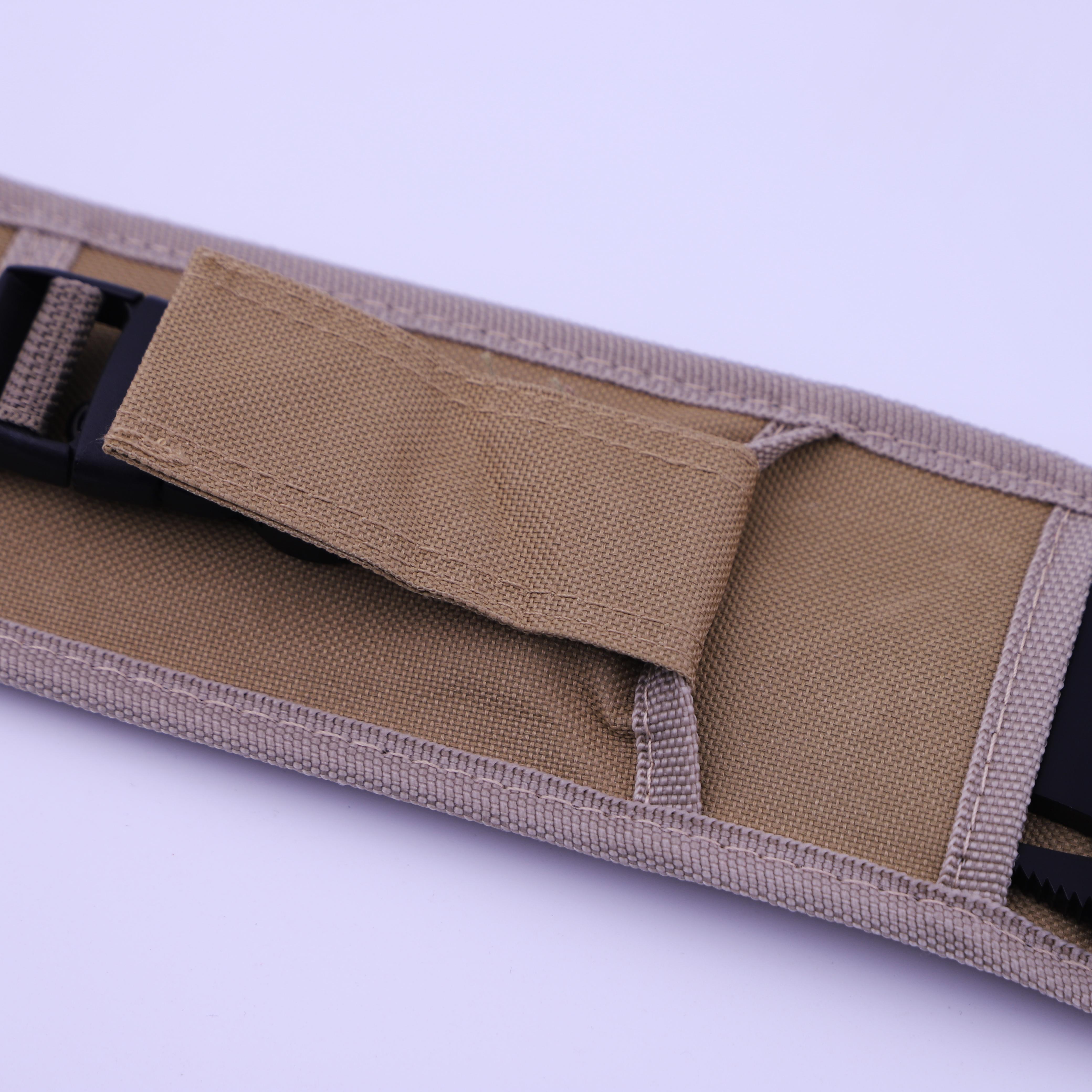 Multi-functional Camping Knife, Ergonomic Black Non-slip Handle, with Nylon Sheath, Suitable for Family and Outdoor Camping, Thanksgiving, Christmas, Valentine's Day Gift!