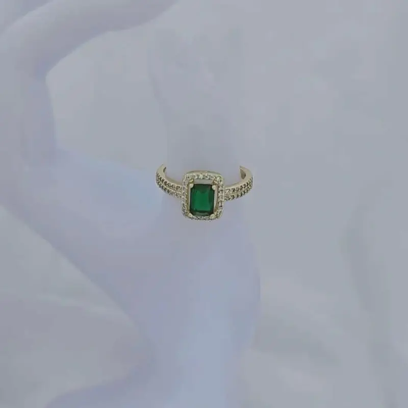 Anillo 085 para mujer gold plate