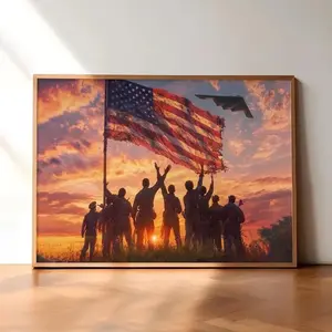 American Freedom B2 Poster – Vintage 4th Of July Poster – Patriotic Wall Art Print – America 250th Anniversary Decor - TikTok Shop