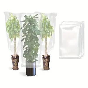 Plant Protection Film Cover, Winter Transparent Plant Freeze Protection Bags Outdoors Garden Greenhouse Plant Frost Cover Bags