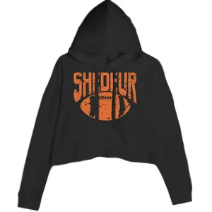 Shedeur Football Cropped Hoodie Sweatshirt
