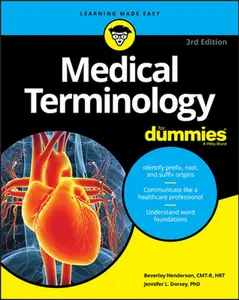 USED Book - Medical Terminology for Dummies by Henderson, Beverley (Paperback) - english