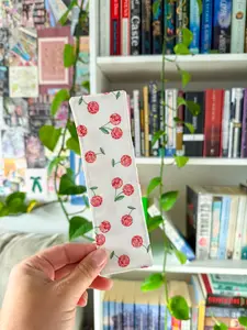 Cherry Disco Fabric Bookmark