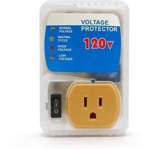 [ETL Listed]   Surge Protector for  Appliance,  Protector Suit for Refrigerators and Freezers,  Brownout Outlet 120V 15A 1800Watts
