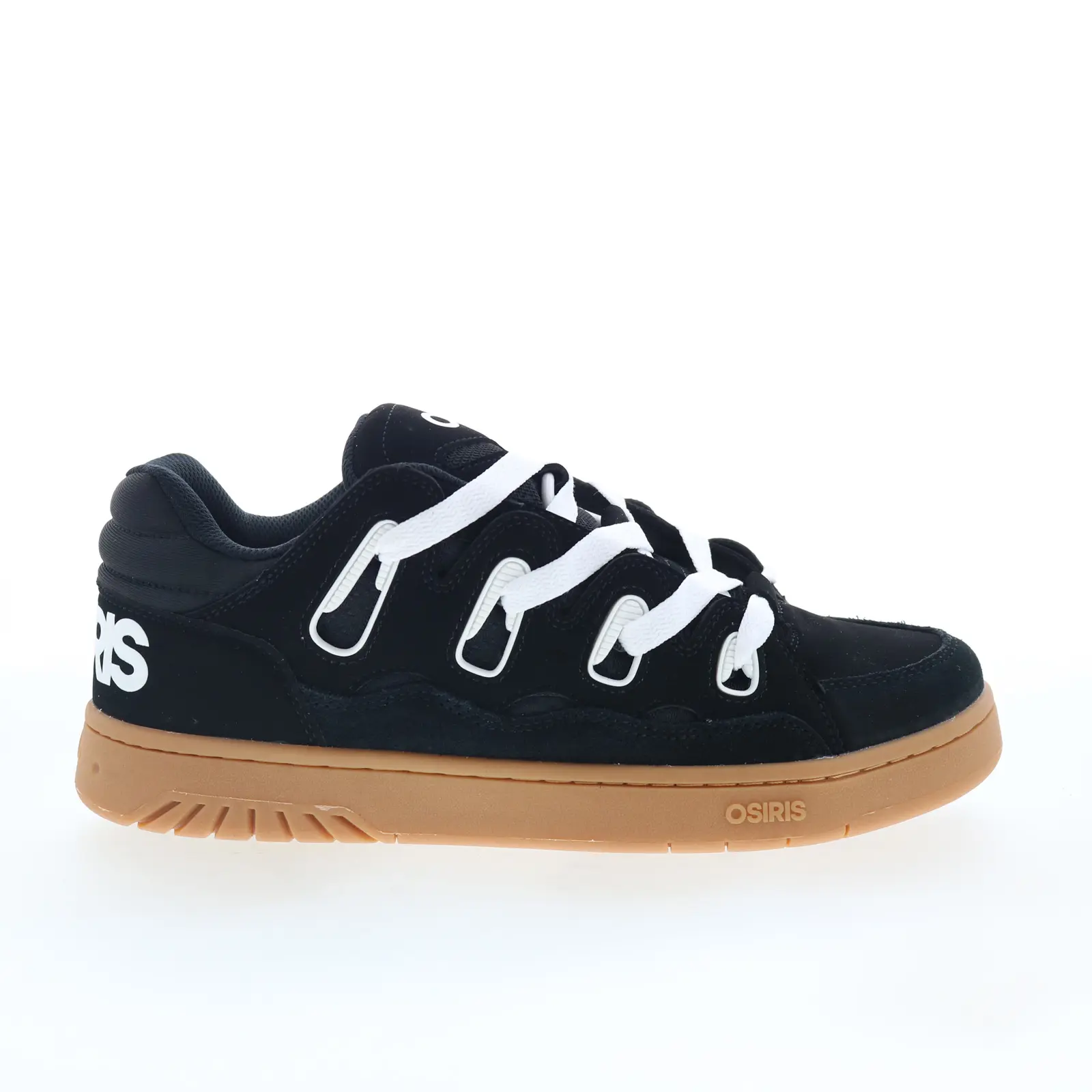 Osiris D3 S 1376 141 Mens Black Nubuck Skate Inspired Sneakers Shoes