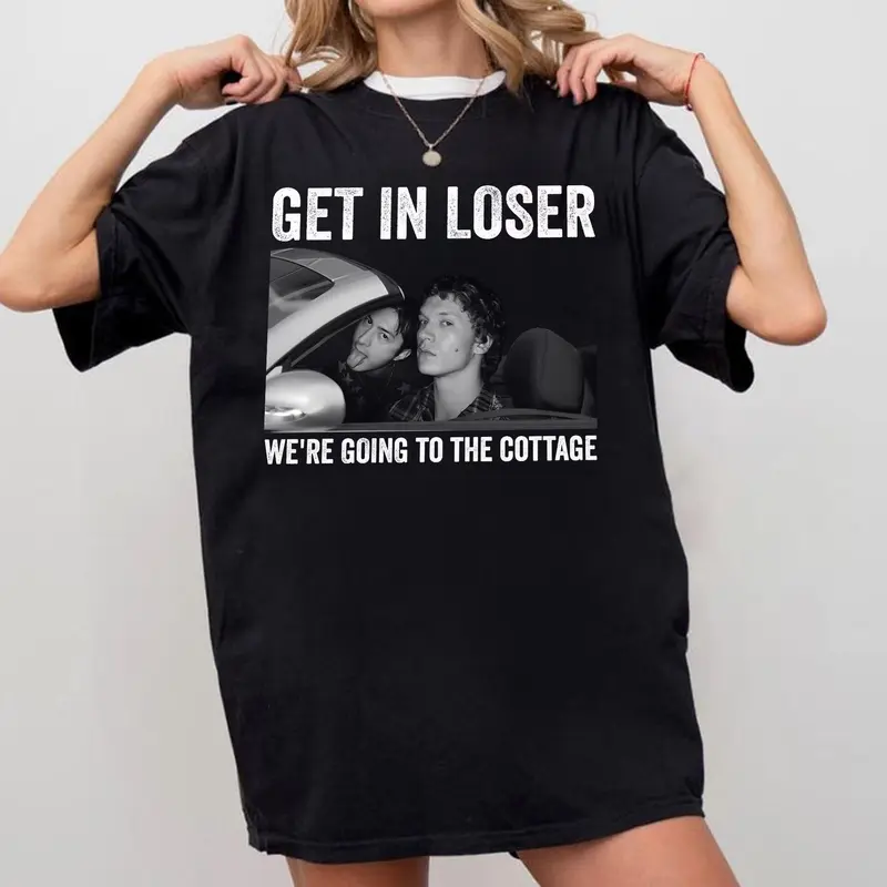 Get In Loser We're Going To The Cottage, Heated Rivalry Inspired Shirt, T-Shirt, Gildan Tshirt,