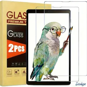 2-piece set suitable for Samsung A7 Lite SM T220 T225 T227 8.7-inch screen protector, tempered glass protector, smooth surface, perfect fit, high-definition protector