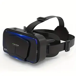 1pc Adjustable 3D Mobile VR Headset - Smart Wearable Virtual Reality Glasses for iPhone, Android Smartphones, and Game Devices