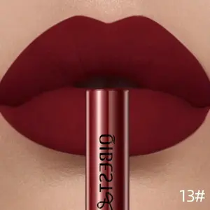 Matte Velvet Lip Gloss 24 Colors, Luxurious Long Lasting Non-Sticky Lip Color, Available in Blue